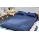 Urbana Japanese Futon Lounge 3-Seater Sofa Bed, Blue