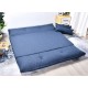 Urbana Japanese Futon Lounge 3-Seater Sofa Bed, Blue