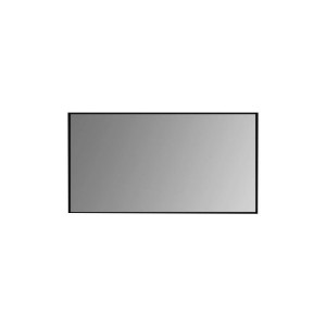 Aruvo Cstone Rectangle Composite Stone Bathroom Mirror Black 1500mm