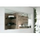 Aruvo Cstone Rectangle Composite Stone Bathroom Mirror White 1200mm