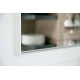 Aruvo Cstone Rectangle Composite Stone Bathroom Mirror White 1200mm